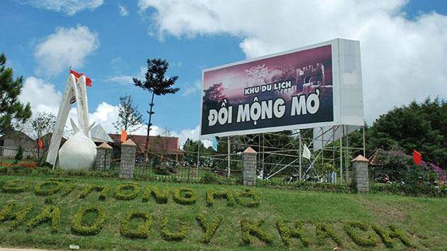 Mong mo hill tourist area