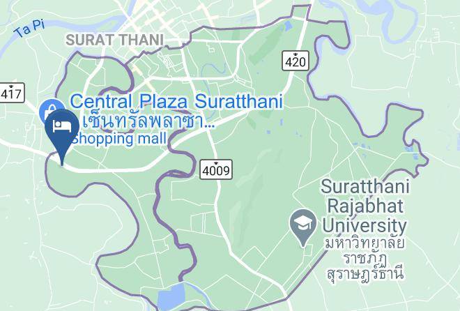 Amphoe Mueang Surat Thani - 100 Islands Resort & Spa Maps