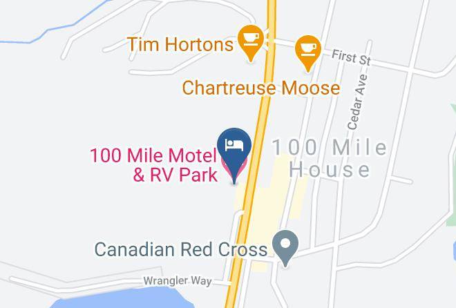 Cariboo - 100 Mile Motel & Rv Park Maps