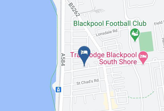 Blackpool - 100 Pipers Hotel Maps