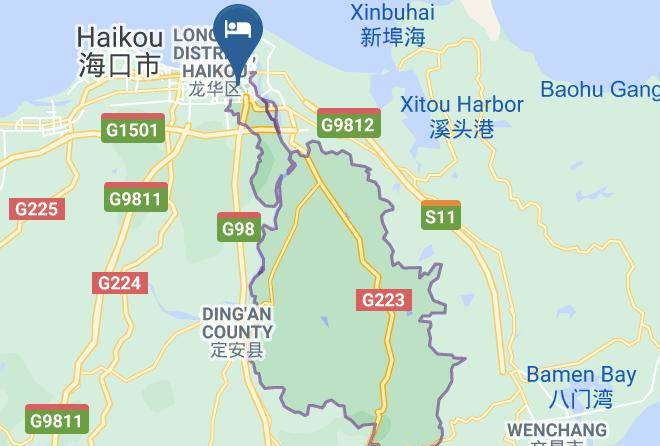 Haikou - 100 Satisfied Fashion Hotel Maps