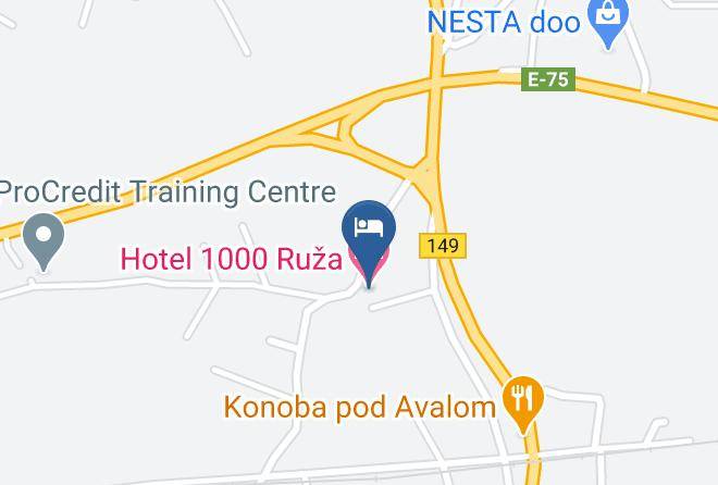 Hotel 1000 Ruza Map