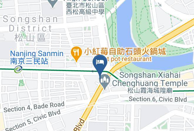 101 Angels' Hotel Taipei 101 Map