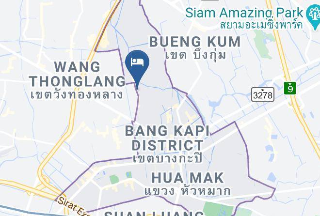 Bang Kapi District - 101 Holiday Suite Maps