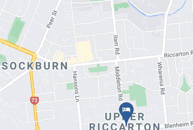 Christchurch - 101 Stars Motel Maps