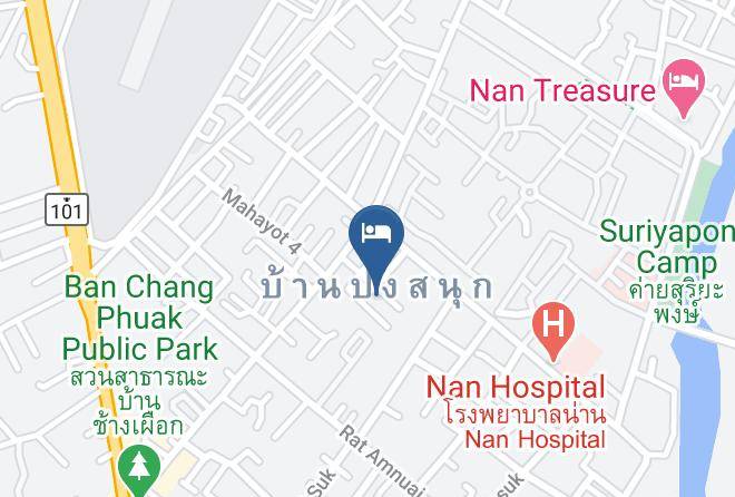 Amphoe Mueang Nan - 107 Tower Hotel Maps