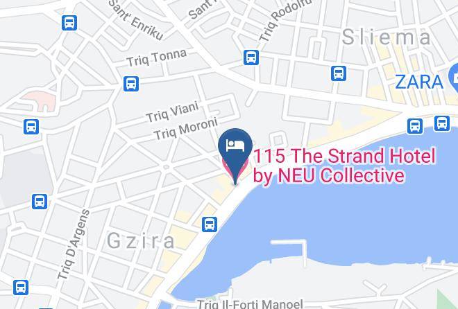 Gzira - 115 The Strand Hotel By Neu Collective Maps