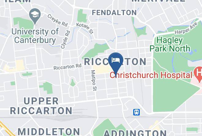 Christchurch - 123 Motel Maps
