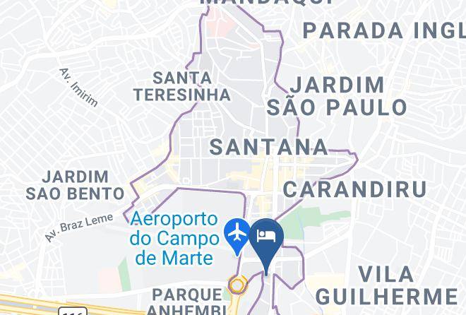 Sao Paulo Santana - 123 Quarto Anhembi Expo Center Norte Maps