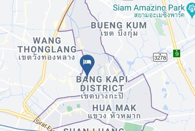 Bang Kapi District - 130 Hotel & Residence Bangkok Maps