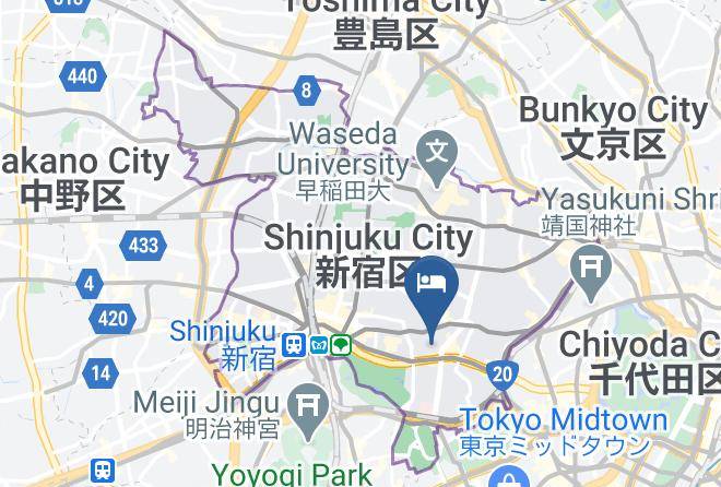 Shinjuku Ward - 1 3rd Residence Shinjuku Maps
