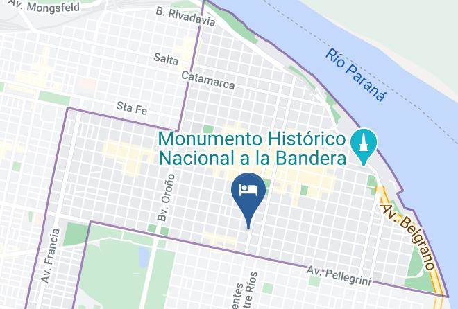 Rosario - 1412 Hotel Boutique Maps