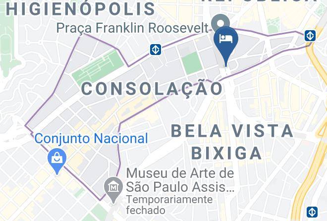 Sao Paulo Republica - 155 Hotel Sao Paulo Maps