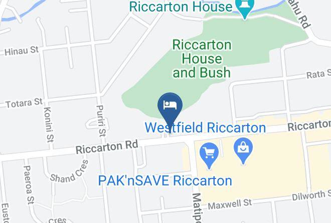 Christchurch - 162 Kings Of Riccarton Motel Maps
