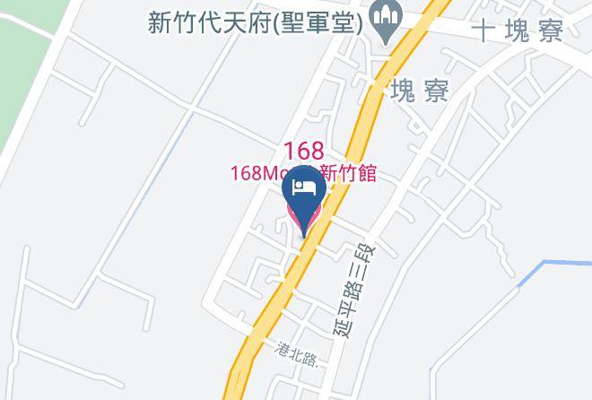 Hsinchu City - 168 Motel Hsinchu Maps