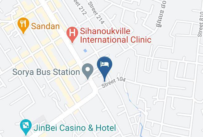 Preah Sihaknuk Town - 168 Paramount 168 Hotel Maps