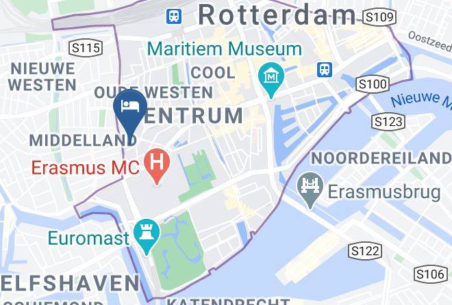 Rotterdam - 171 Urban Design Hotel Maps