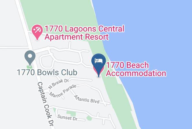 Gladstone - 1770 Beach Accommodation Maps