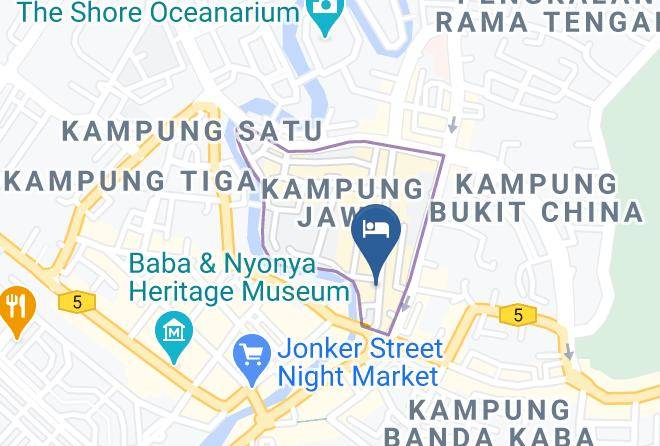 Melaka Tengah - 1825 Gallery Hotel Maps