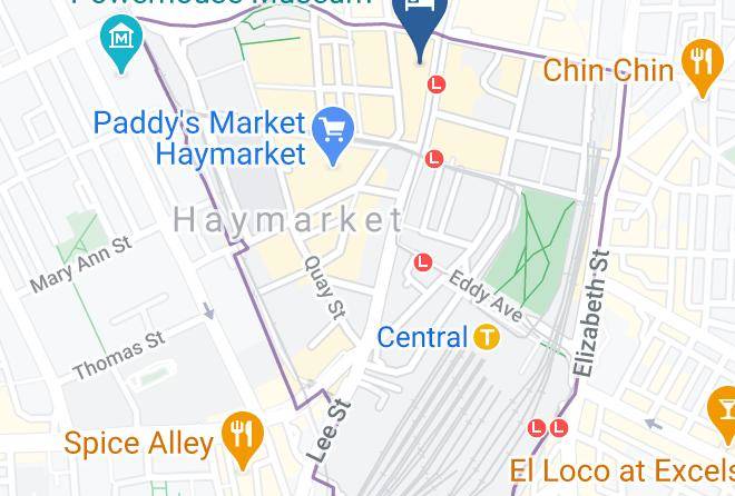 1831 Boutique Hotel Map