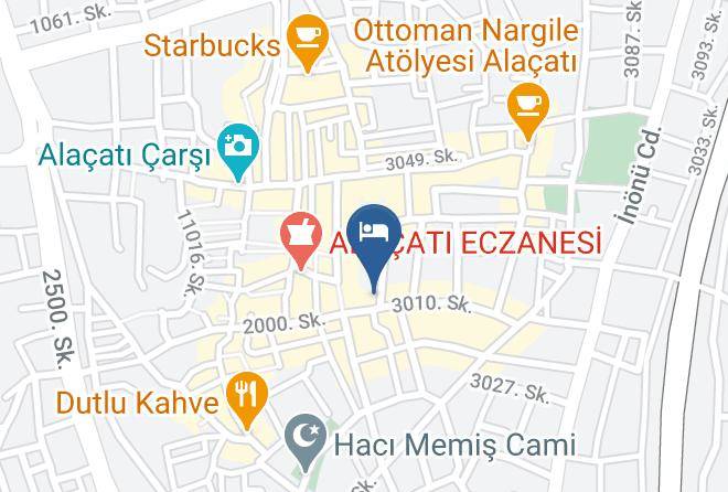Cesme - 1850 Otel Alacati Maps