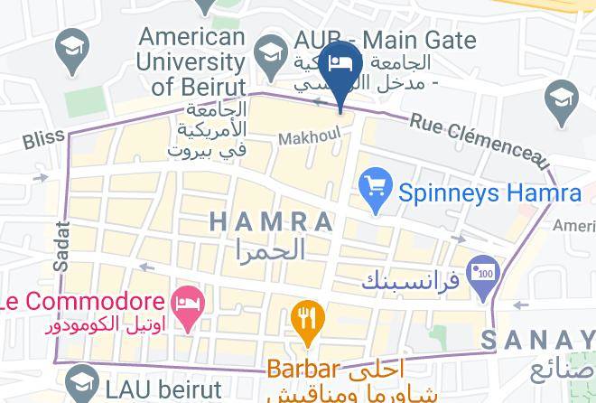 Beyrouth - 1866 Court & Suites Maps