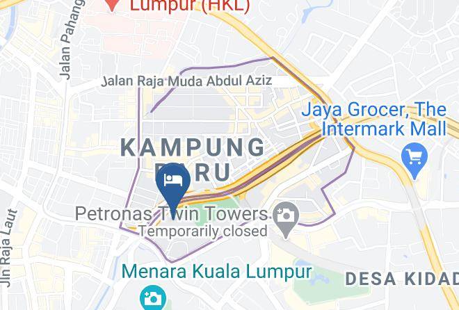 Kuala Lumpur - 188 Suites Garden Studio Homestay Maps