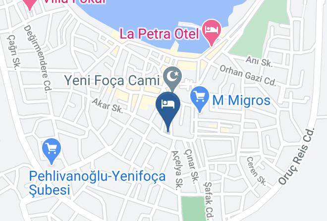 Foca - 1881 Mavi Butik Otel Maps