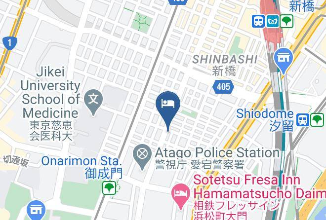 Minato Ward - Hotel 1899 Tokyo Maps