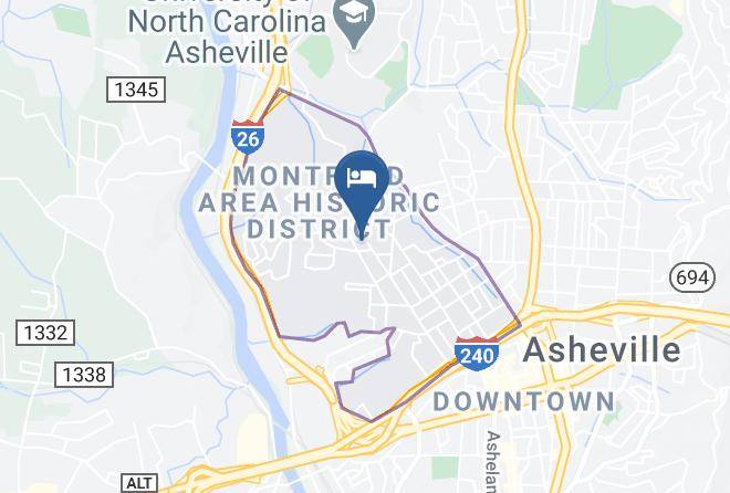Buncombe - 1900 Inn On Montford Maps