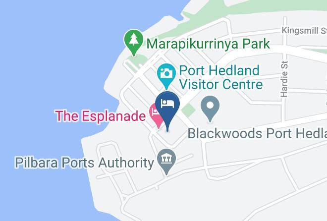 1904 At The Esplanade Hotel Map