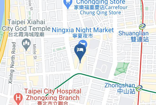 Datong District Ningxia Night Market - 191 Hotel Ninxia Maps