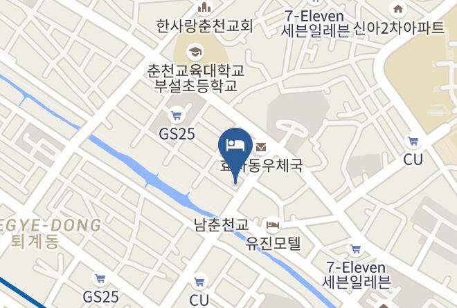 Chuncheonsi - 1962 Business Hotel Maps