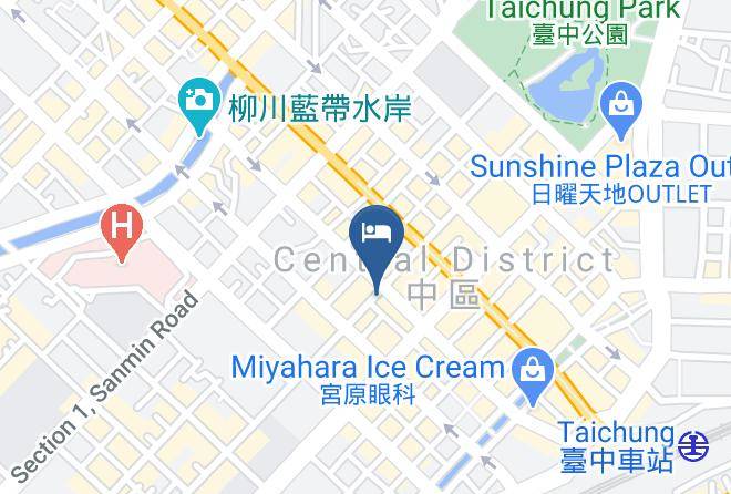 Central District - 1969 Blue Sky Hotel Maps