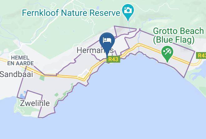 Overberg - 19th Hole Guest Lodge Maps
