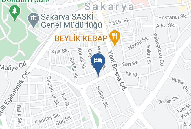 Adapazari - 1inci Konak Butik Otel Maps