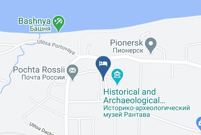 Pionerskiy - 1 Komnainaia Kvartira V 200 M Ot Moria Maps