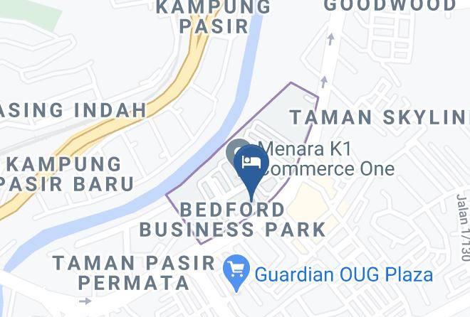 1st Centro Hotel Map