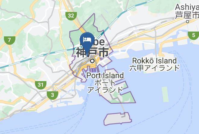 Kobe City Chuo Ward - The Royal Park Canvas Kobe Sannomiya Maps