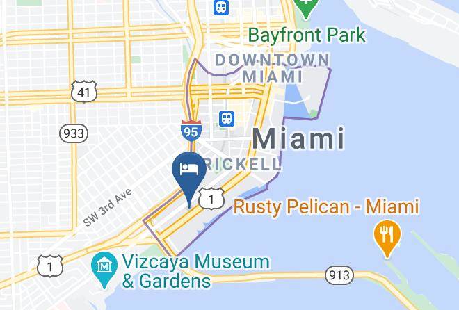 Miami Dade - 2110 Brickell Hotel Maps