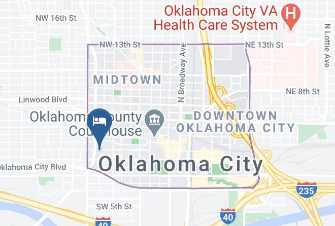 Oklahoma - 21c Museum Hotel Oklahoma City Maps