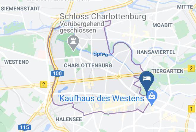 Stadt Berlin - 25hours Hotel Bikini Berlin Maps