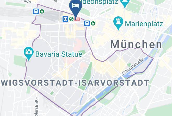Munich District - 25hours Hotel Munchen The Royal Bavarian Maps