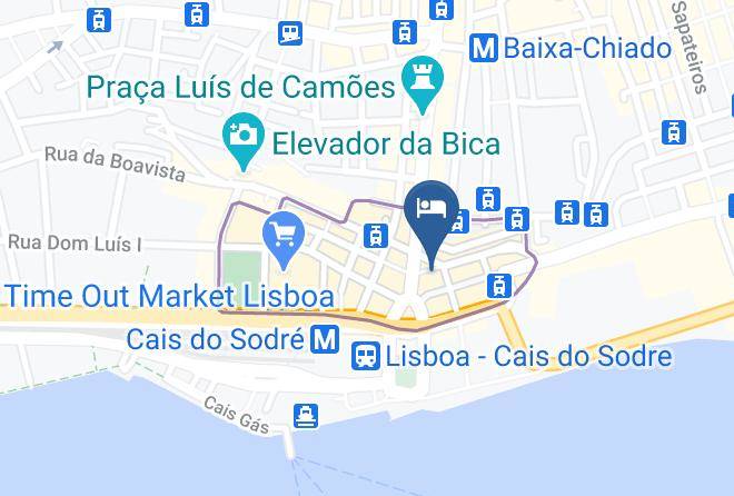 Lisbon - 262 Boutique Hotel Maps