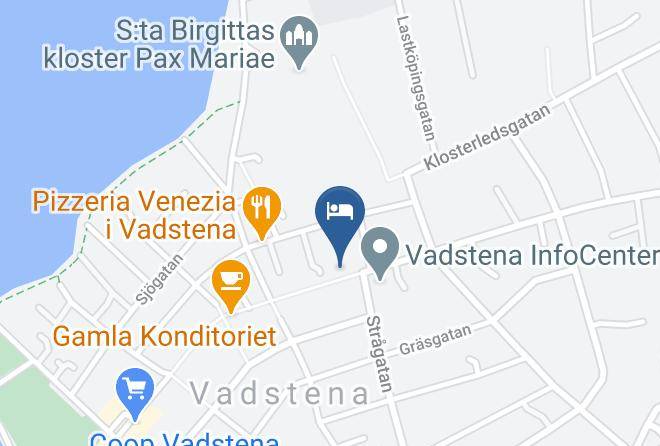 Vadstena - 27ans Night Accommodations Maps