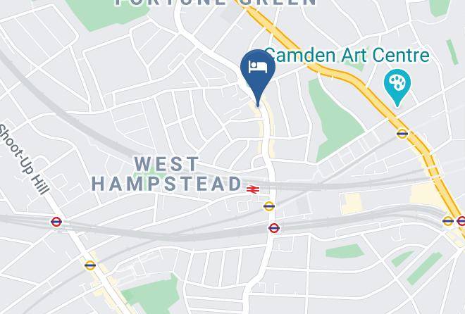 Nox Hotels West Hampstead Map