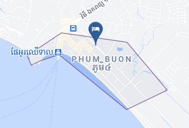 Preah Sihaknuk Town - 308 Hotel Maps