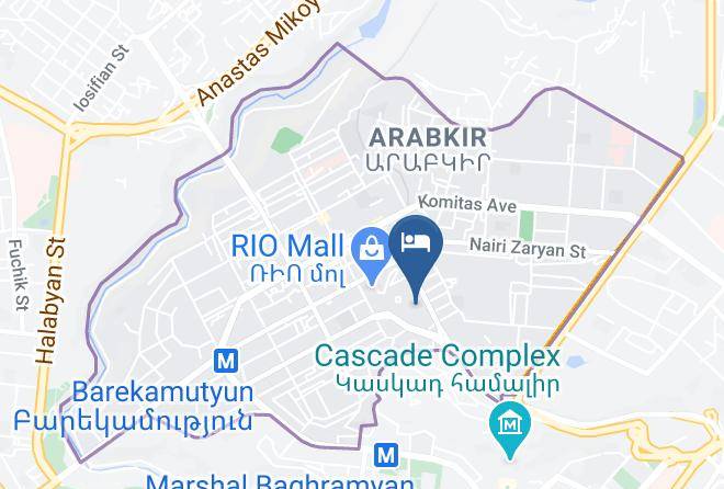 Yerevan - 333 Hotel Maps