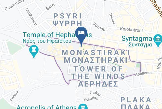 Central Athens - 360 Degrees Hotel Maps
