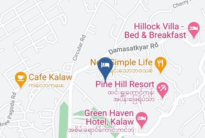 Taunggyi - 360 Kalaw Hotel Maps